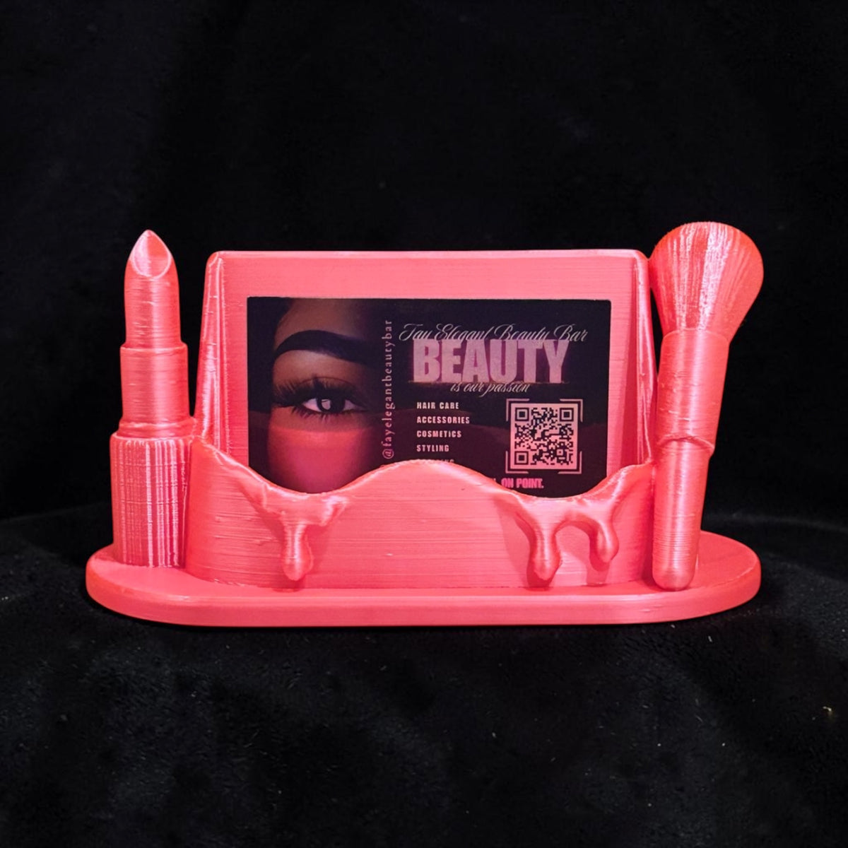 3D Beauty Business Card Holder