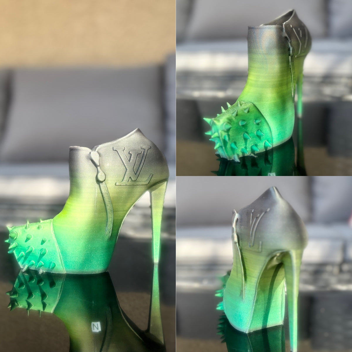 Spiked Toe Boot Planter