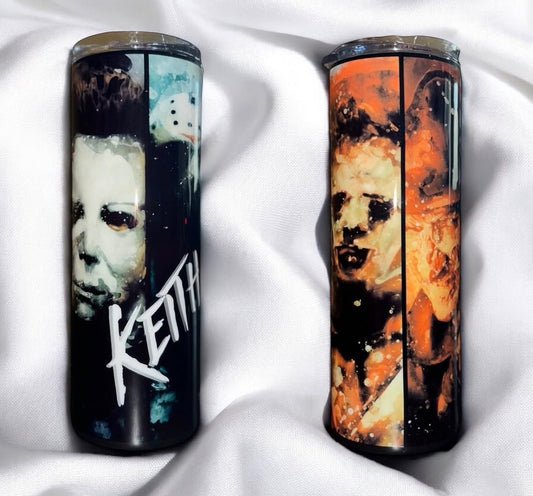 Faces of Halloween Tumbler