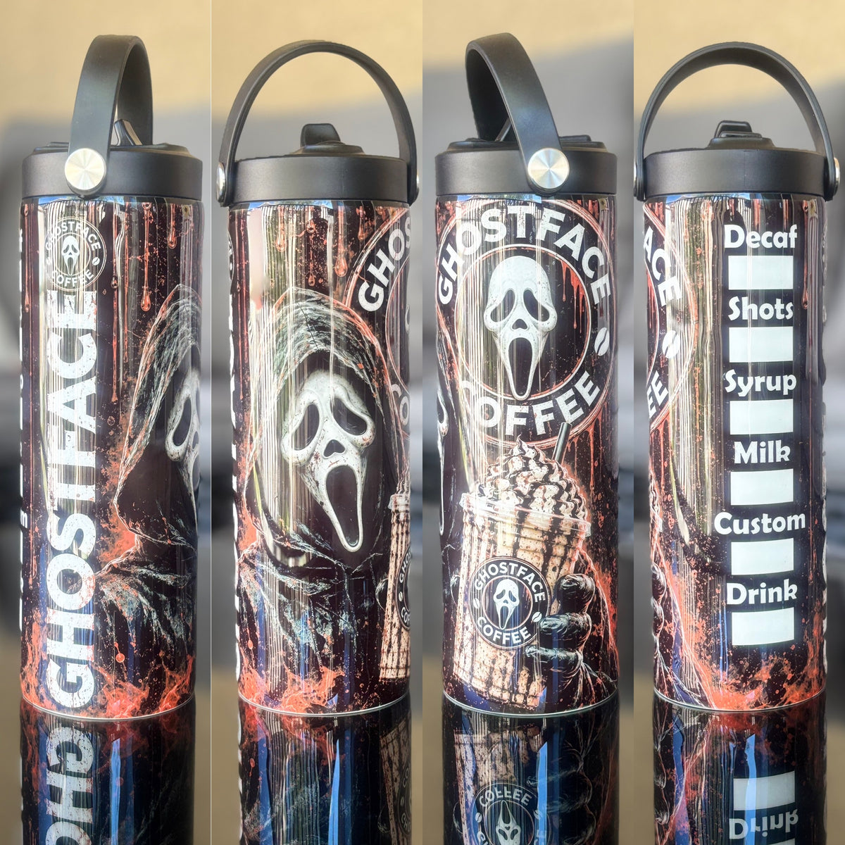 Ghost Face Coffee Tumbler
