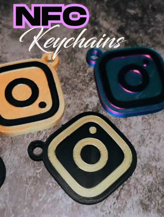 Instagram NFC Keychain