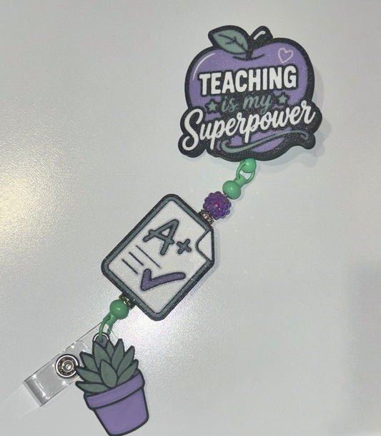 Teaching Is My Superpower Badge Reel