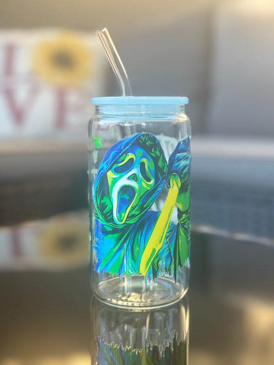 16oz Glass Halloween Tumblers