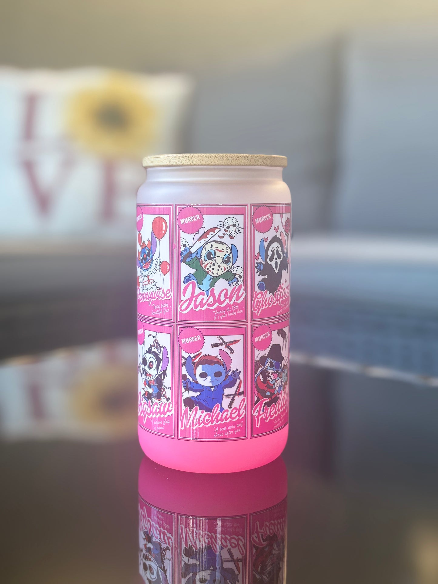 16oz Glass Halloween Tumblers