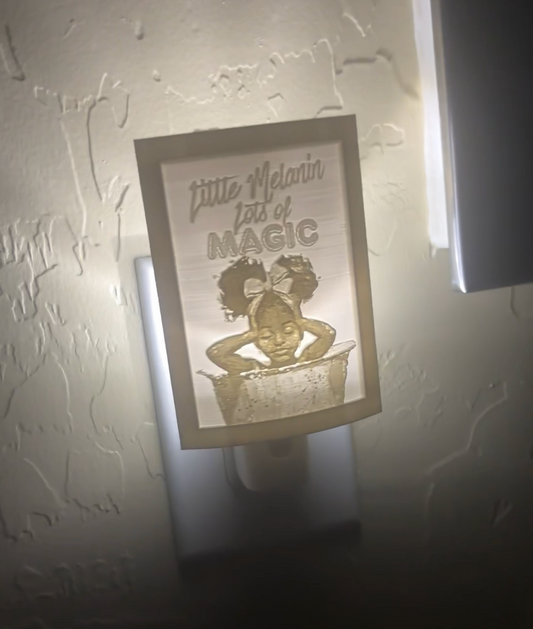Little Melanin, Lots of Magic Lithophane Night Light